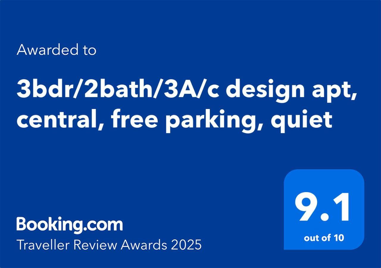 3Bdr-2Bath-3Ac Design Apt, Central, Secured Parking, Quiet Budapest